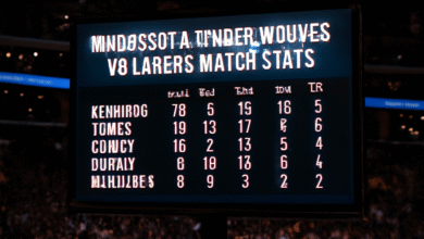 Minnesota Timberwolves vs Lakers Match Player Stats