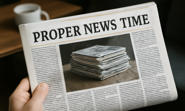 Propernewstime